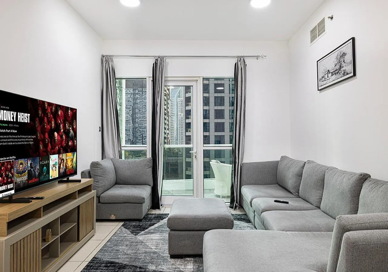 Lux 1Br, Kingbed In Dubai Marina, 3Mints Metro, 5Mints Barasti Beach